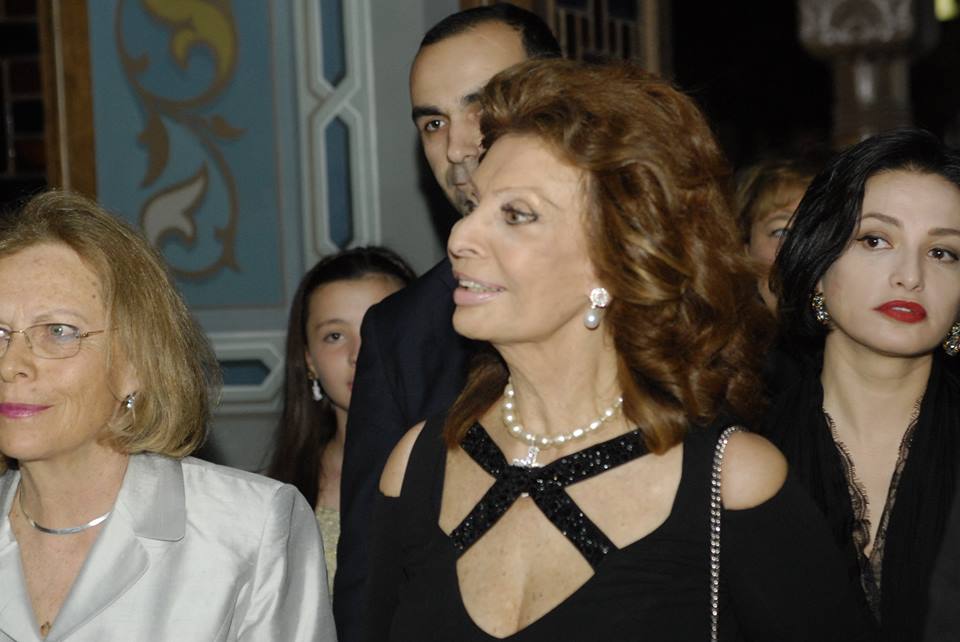 Sophia Loren attends a charity concert at Tbilisi Opera geotv.ge